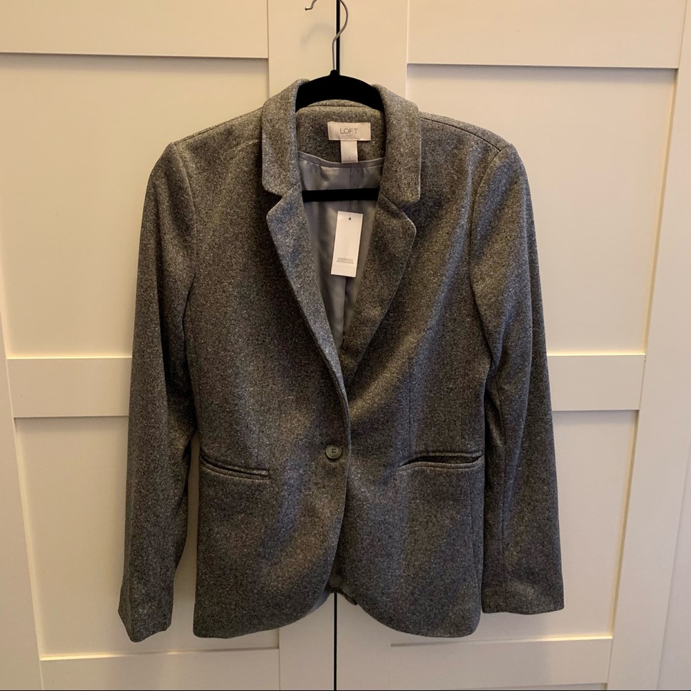 LOFT Outlet - Grey Blazer- Small